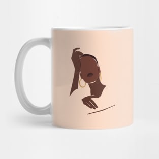 Moody Vibes Minimalistic Illustration Mug